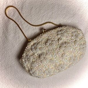 ✨ Vintage Beaded Evening Clutch – Richele Hand Made in Hong Kong ✨